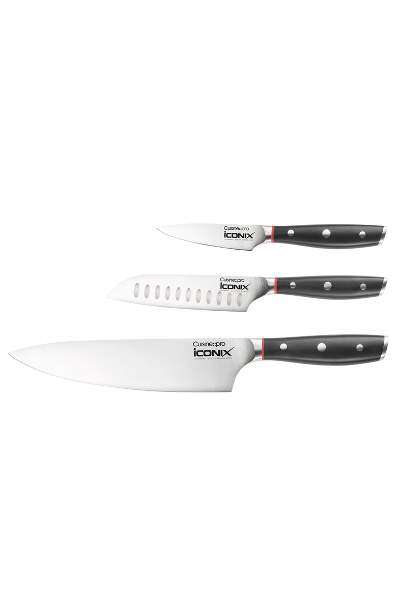 Cuisine::pro<sup
®</sup
 iconiX<sup
®</sup
 3-Piece Starter Knife Set, Main, color, Black