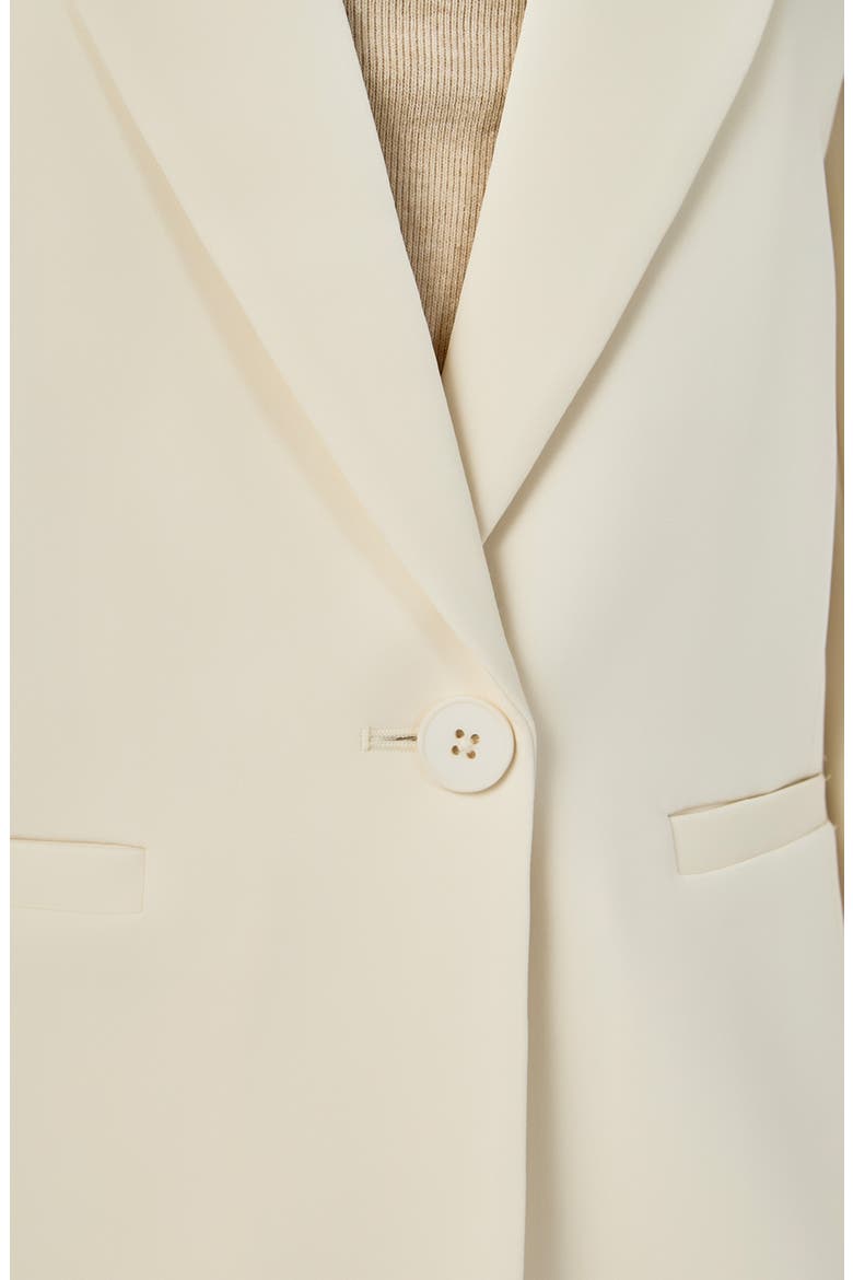 Tailored Single Button Blazer, Alternate, color, TAUPE