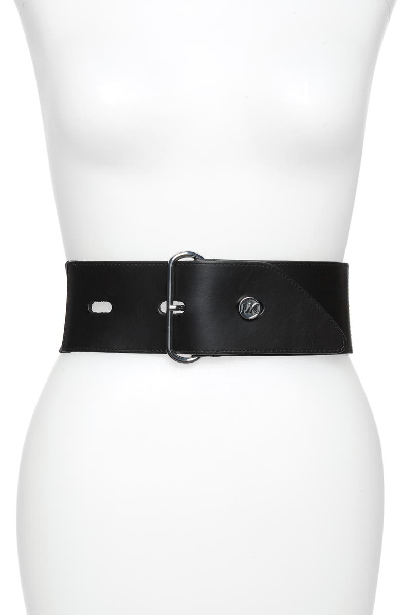 Michael Kors Wide Waist Belt, Main, color, 