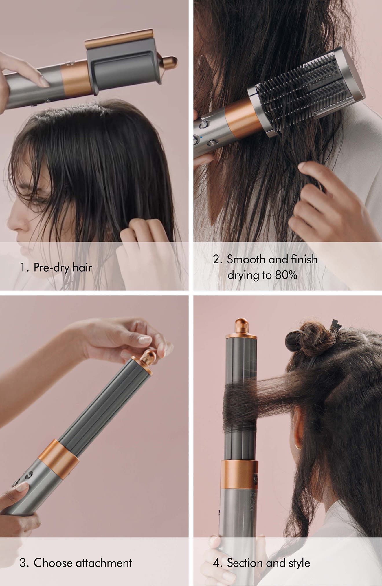 Special Edition Airwrap Multi-Styler Complete Long in Strawberry
