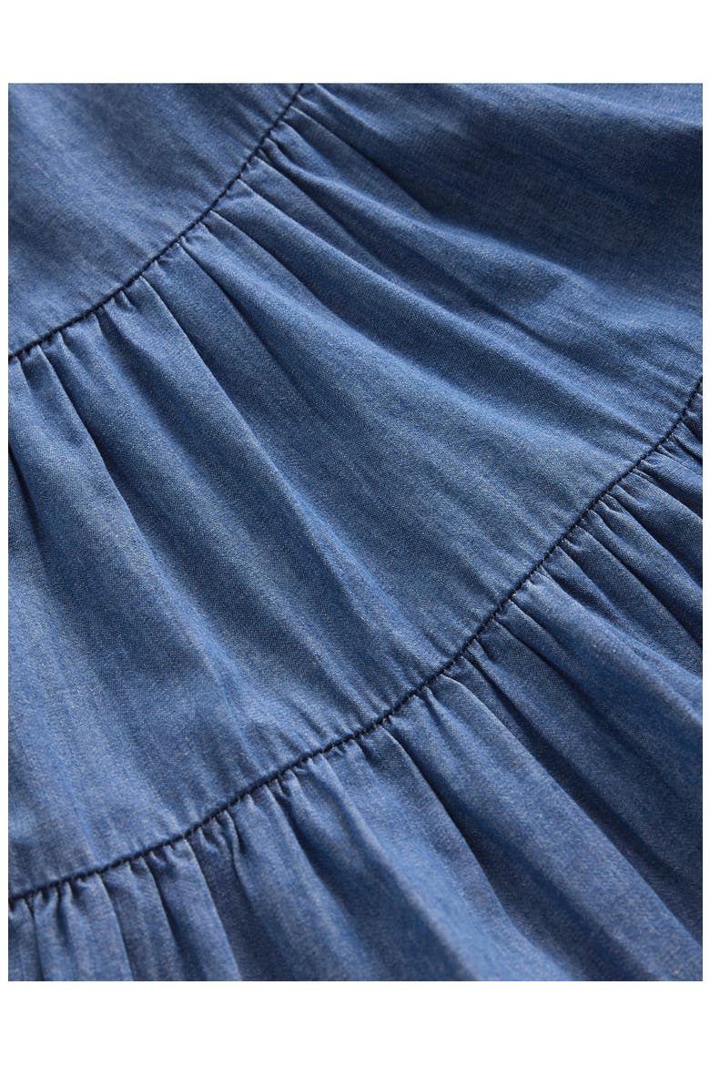 Kids' Tiered Woven Top, Alternate, color, MID VINTAGE