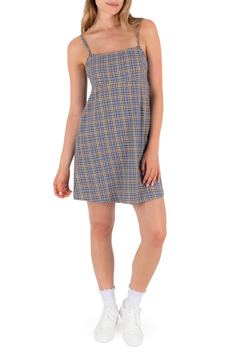Isla Plaid Sundress, Main, color, PROVENCE