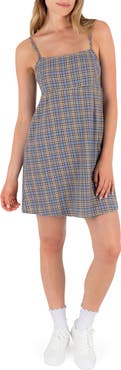 Hurley Isla Plaid Sundress