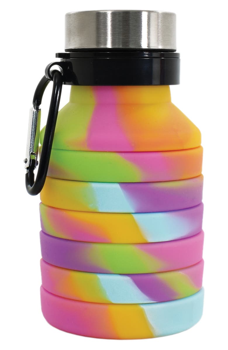 Iscream Tie Dye Collapsible Water Bottle, Alternate, color, 