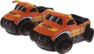 Monster Jam Boys' 3D Plush Slippers