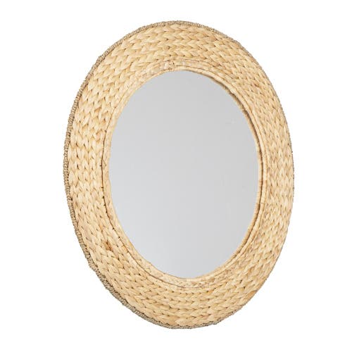 Kaplan Early Learning Company Sense Of Place Circle Acrylic Wall Mirror In Sand