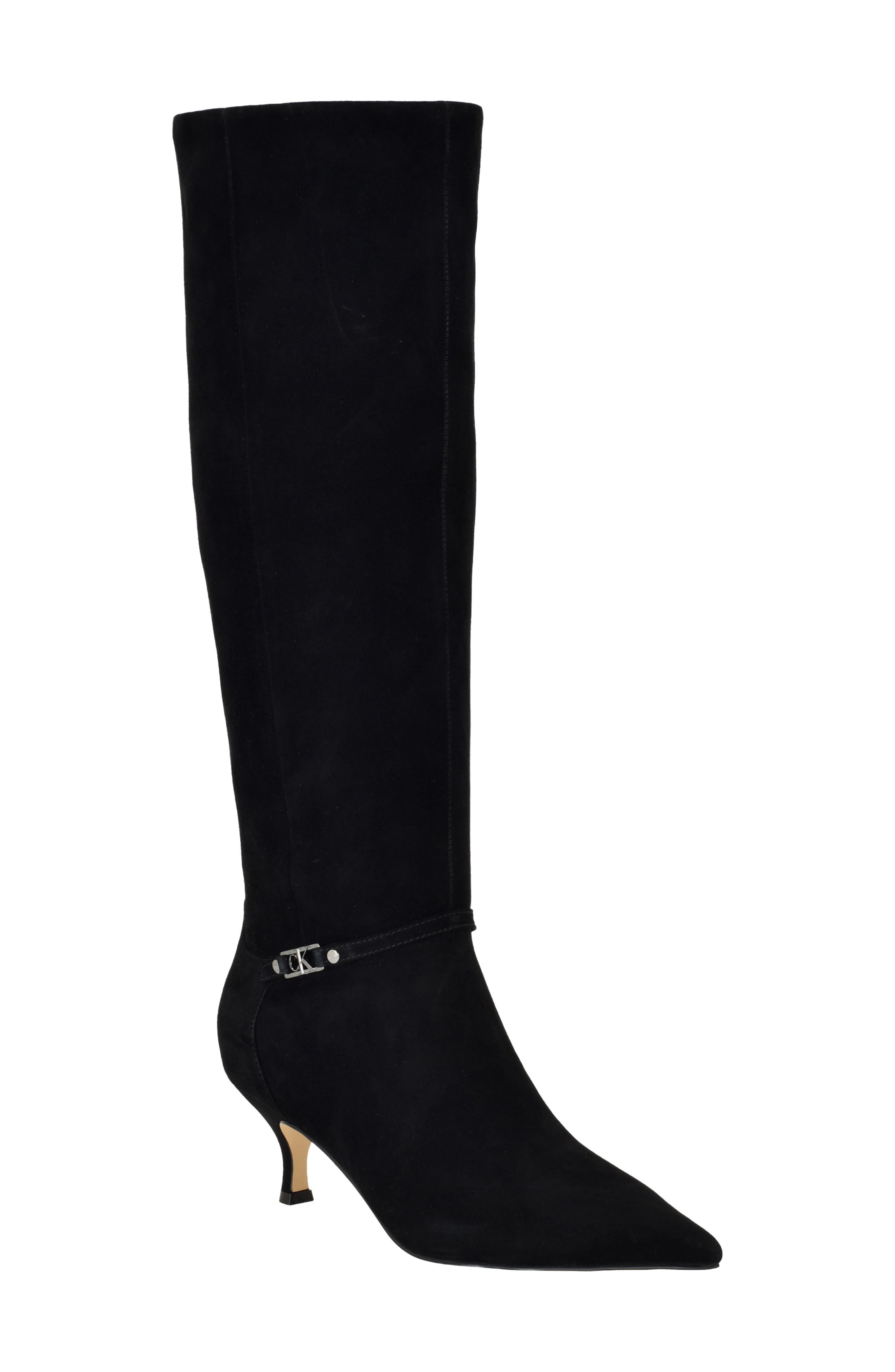 Serray Pointed Toe Knee High Boot