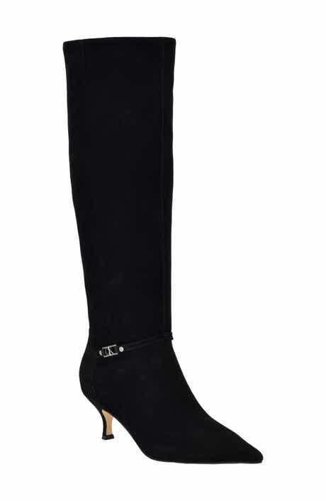 Serray Pointed Toe Knee High Boot