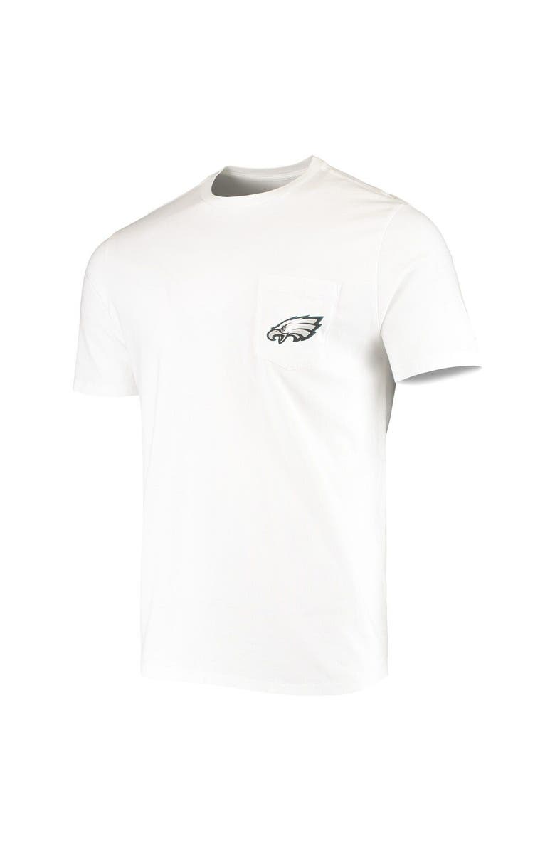 vineyard vines Men's Vineyard Vines White Philadelphia Eagles Big & Tall Helmet T-Shirt, Alternate, color,