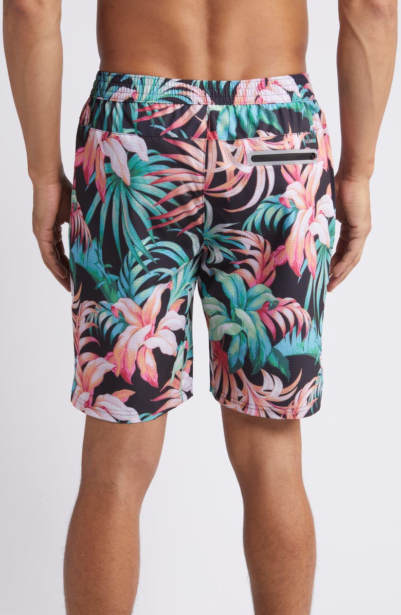 Tommy Bahama Monterey Coast Midnight Tropic Swim Trunks, Alternate, color,