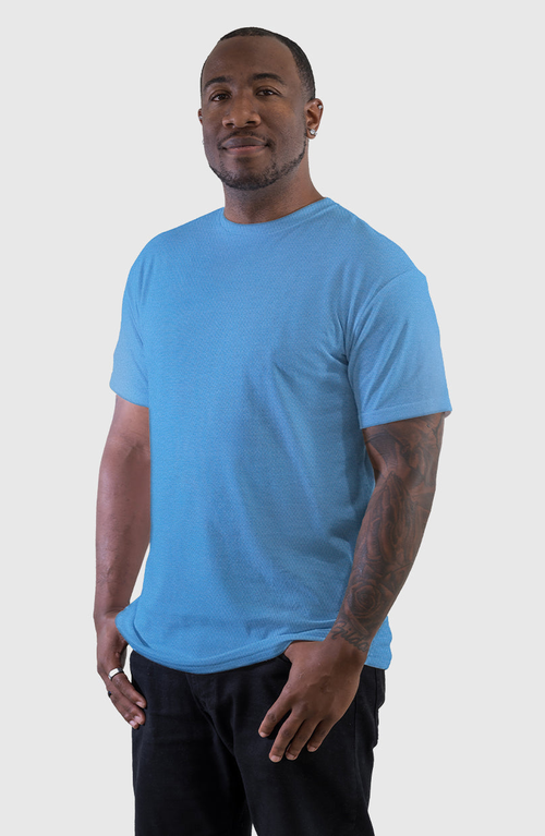 EPIC FITS Crew Neck T-Shirt in Sky Blue  product