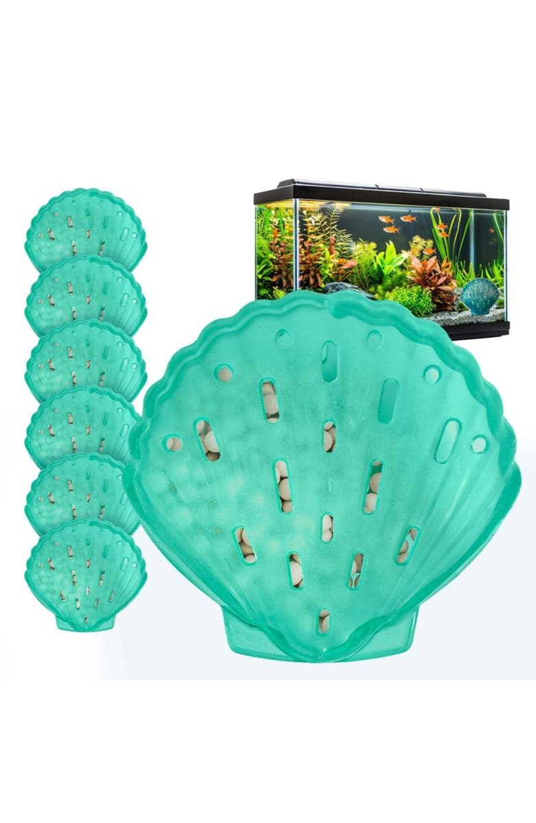 Tank Pals The Water Conditioning Clam, Alternate, color, Blue