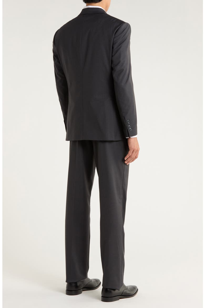 Charcoal Mélange 3-Piece Suit, Alternate, color, CHARCOAL