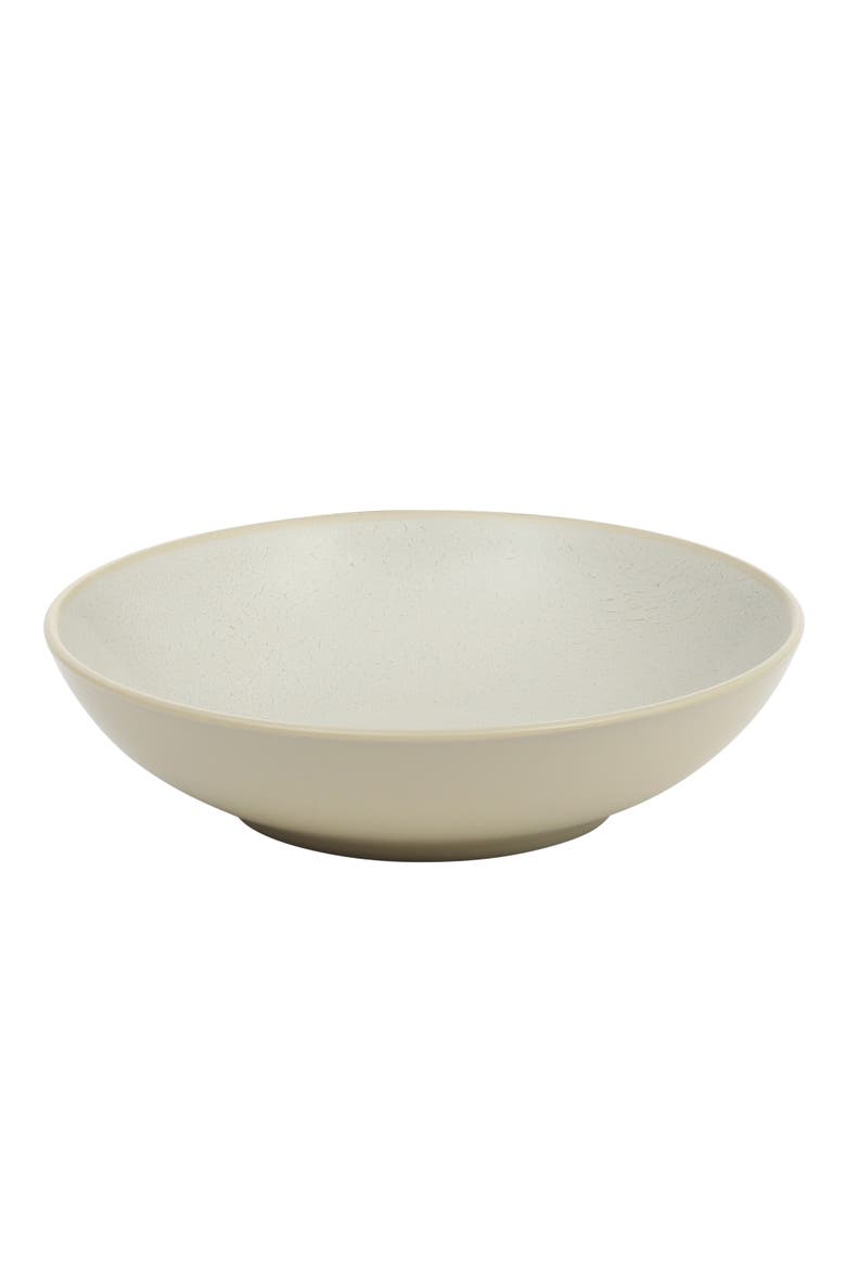 Tribeca Loft 16-Piece Double Bowl and Plates Stoneware Dinnerware Set, Service for 4, Dishwasher & Microwave Safe, Alternate, color, Matte White