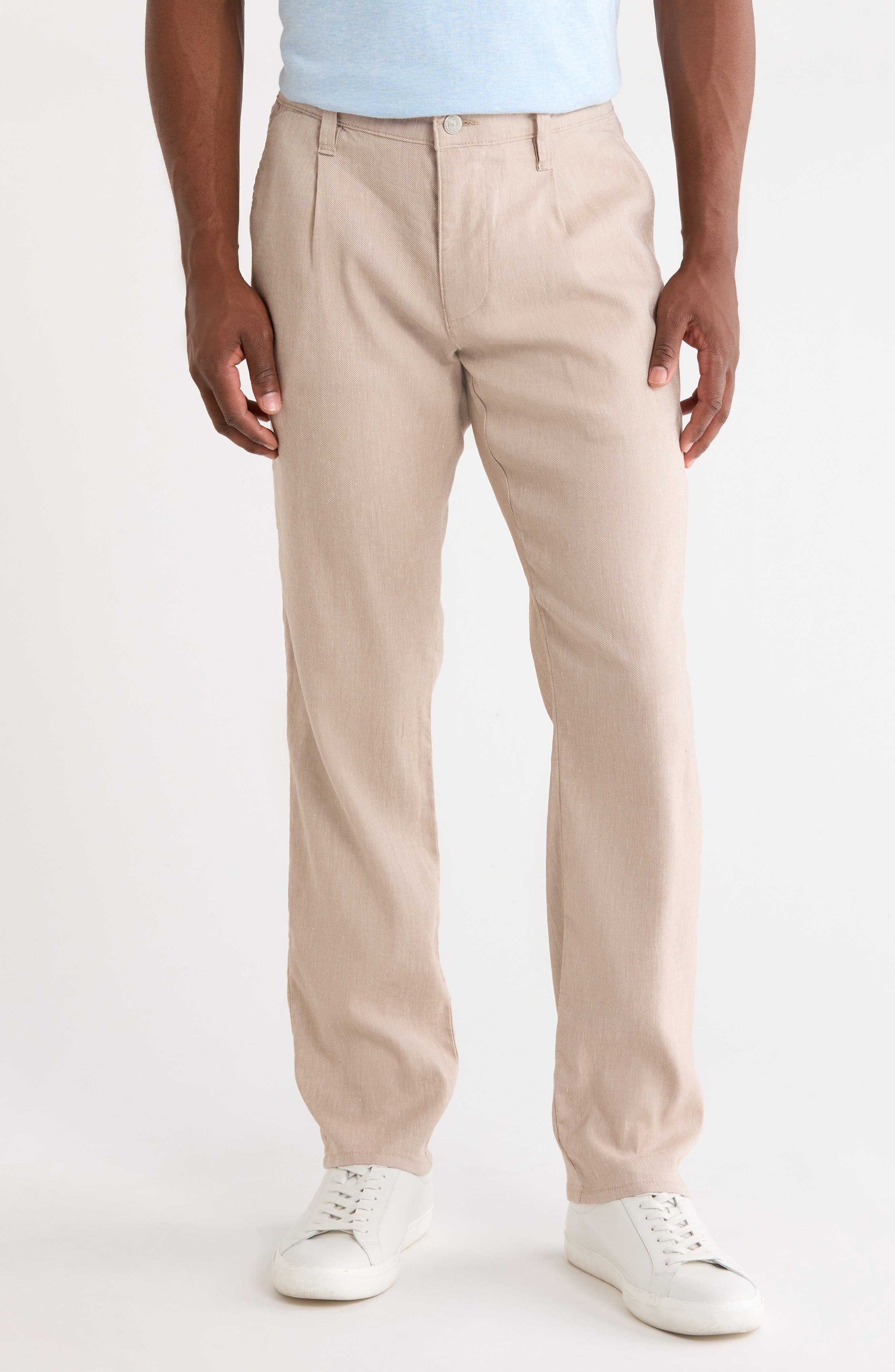 Will Pleated Linen Blend Pants