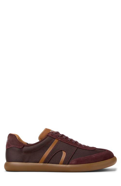 Camper Pelotas Soller Suede Sneakers In Burgundy