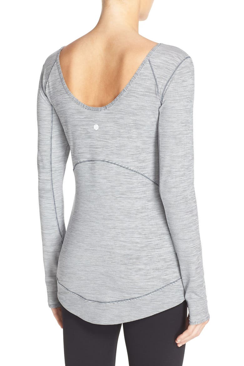 Layer Me Pullover, Alternate, color, BLACK WHITE STRIPE