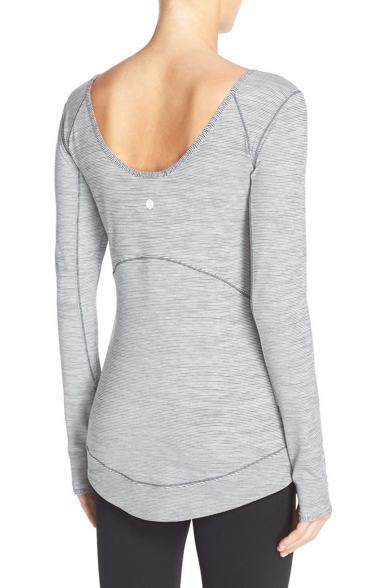 Zella Layer Me Pullover, Alternate, color, 
