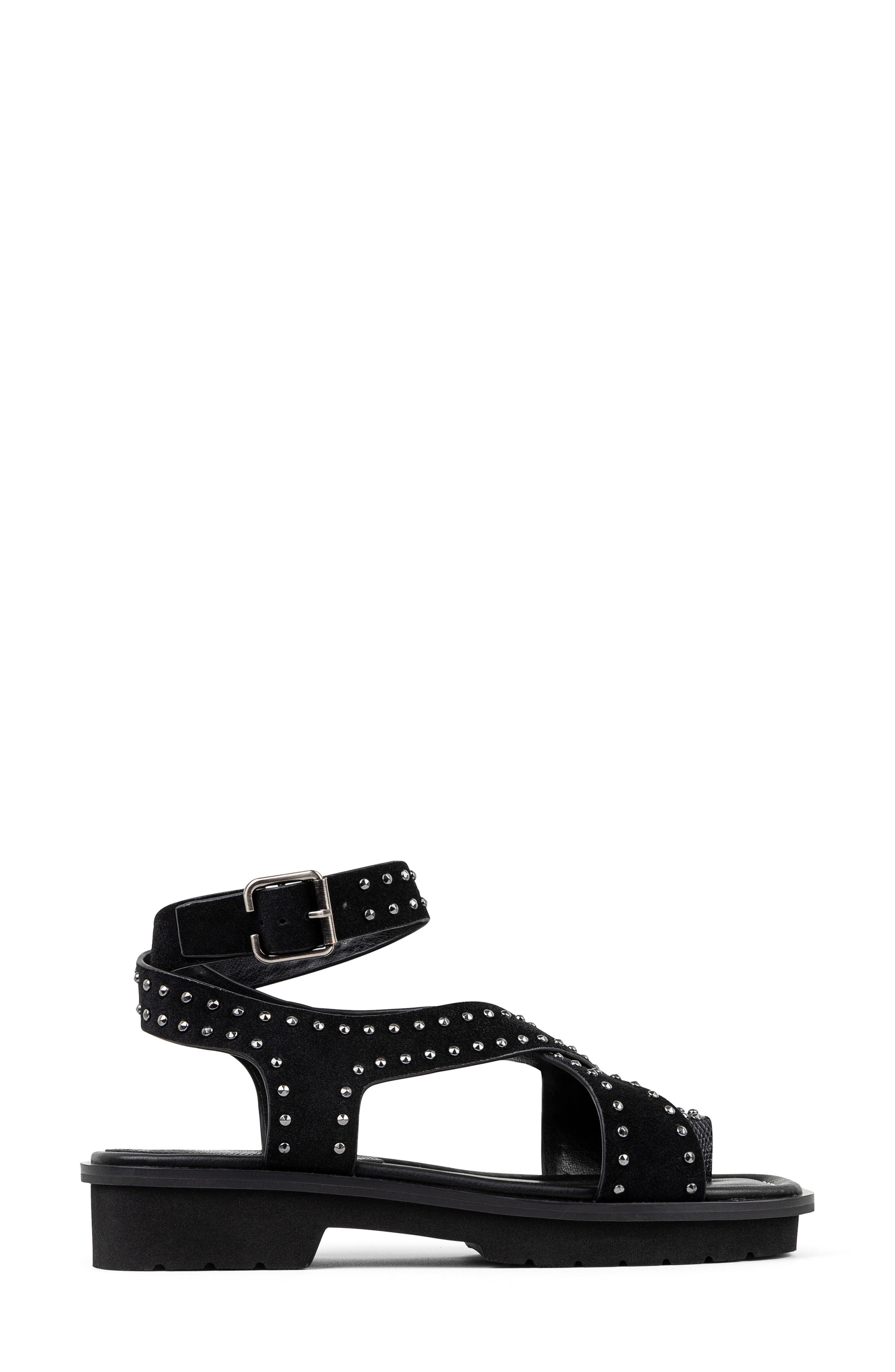 Donald Pliner Thalita Toe Loop Sandal, Alternate, color, Black