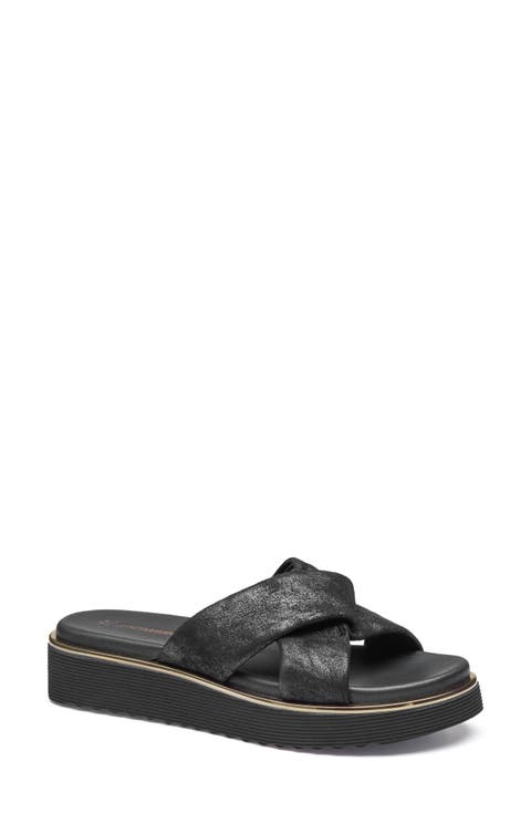 Mitzi Platform Wedge Slide Sandal (Women)