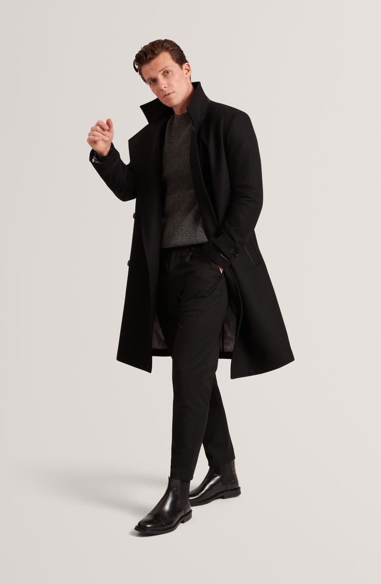 Ted Baker Monya Textured Cotton Blend Sweater, Alternate, color, Mid-Grey