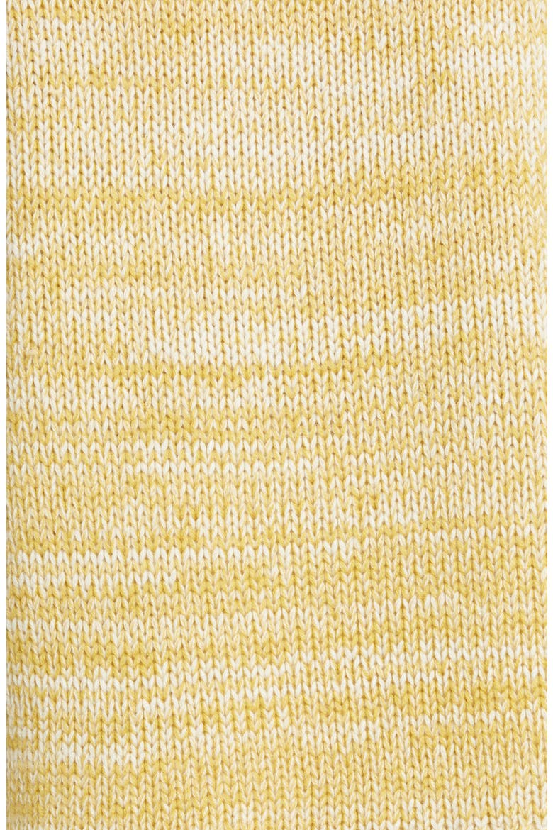 Camuto Marled Slit Sweater, Alternate, color, OFF WHITE/ MOSS GLOW