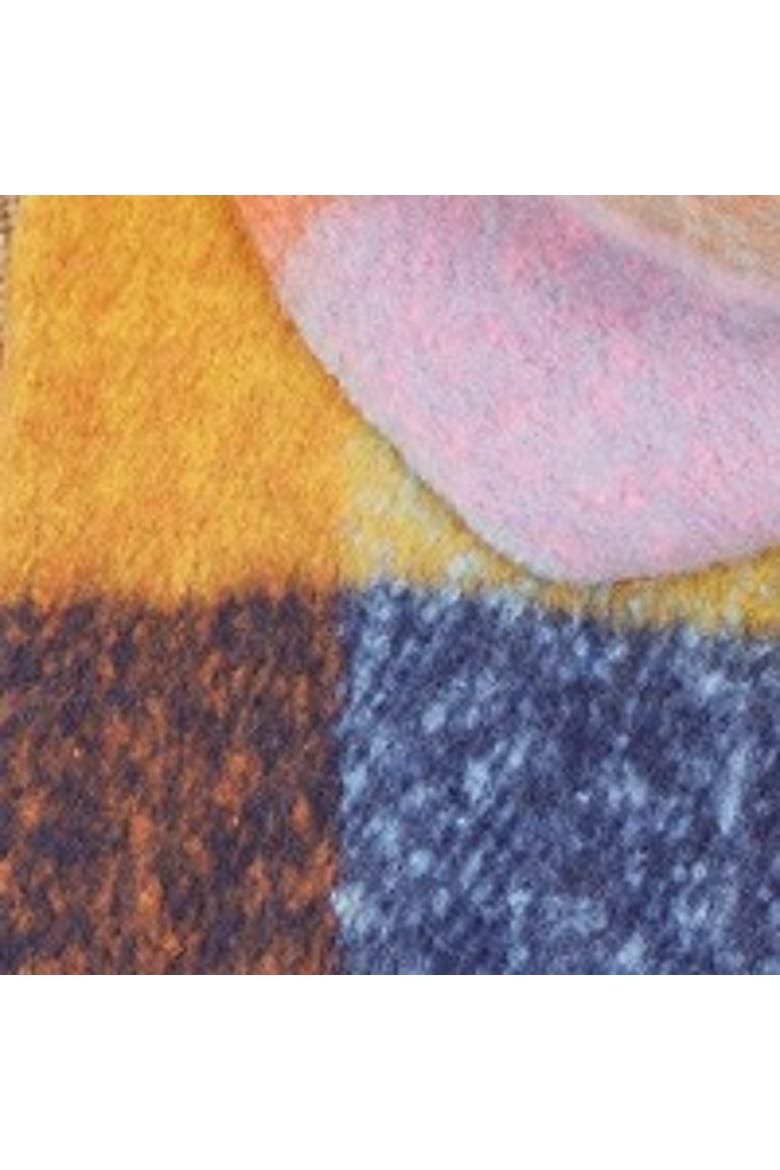 Rainbow Check Soft Tassel Scarf, Alternate, color, Multi