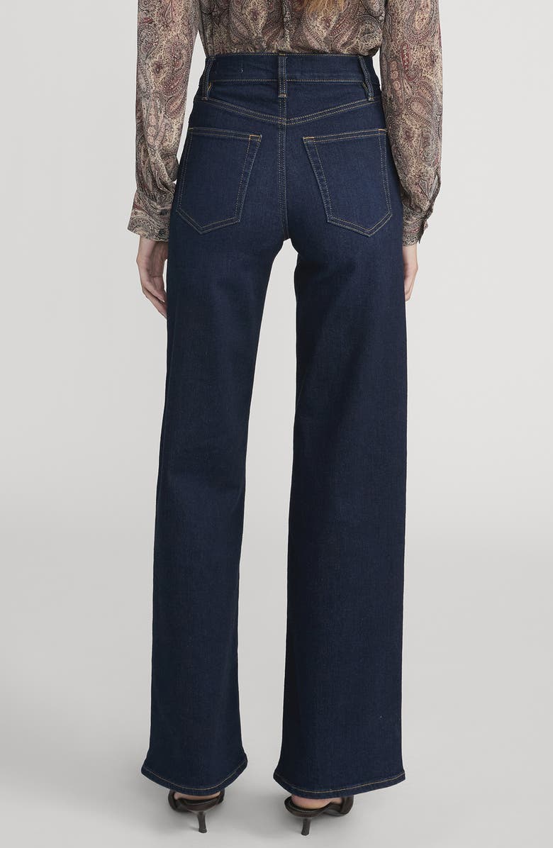 FRAME Le Slim Palazzo High Waist Wide Leg Jeans, Alternate, color, Fairway