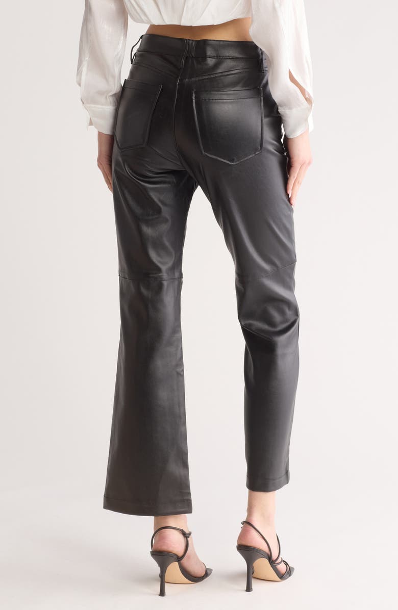 KUT from the Kloth Ellery Front Slit Faux Leather Flare Pants, Alternate, color,