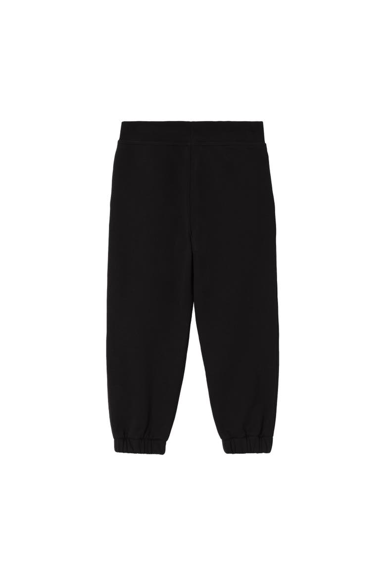 Check Knight Stamp Cotton Jogging Pants, Alternate, color, Black