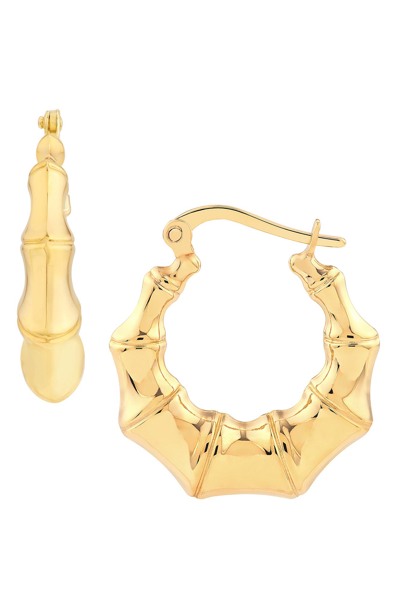 HAWLEY ST Bamboo Hoop Earrings (Women) | Nordstromrack