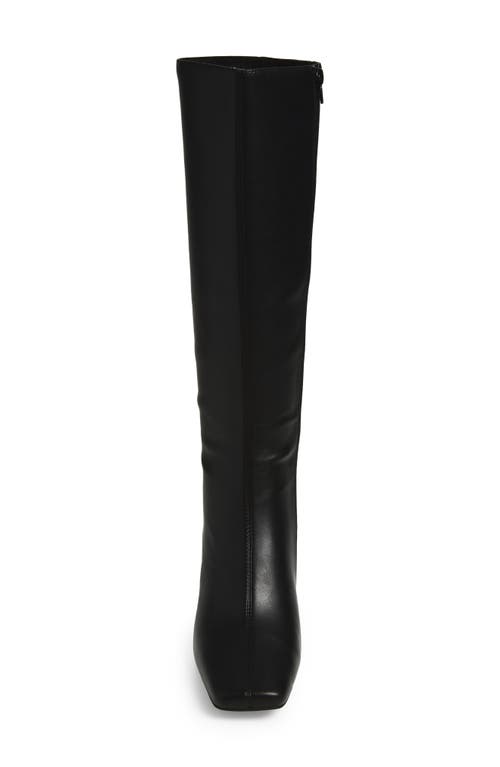 Jeffrey Campbell Checkmate Knee High Boot In Black