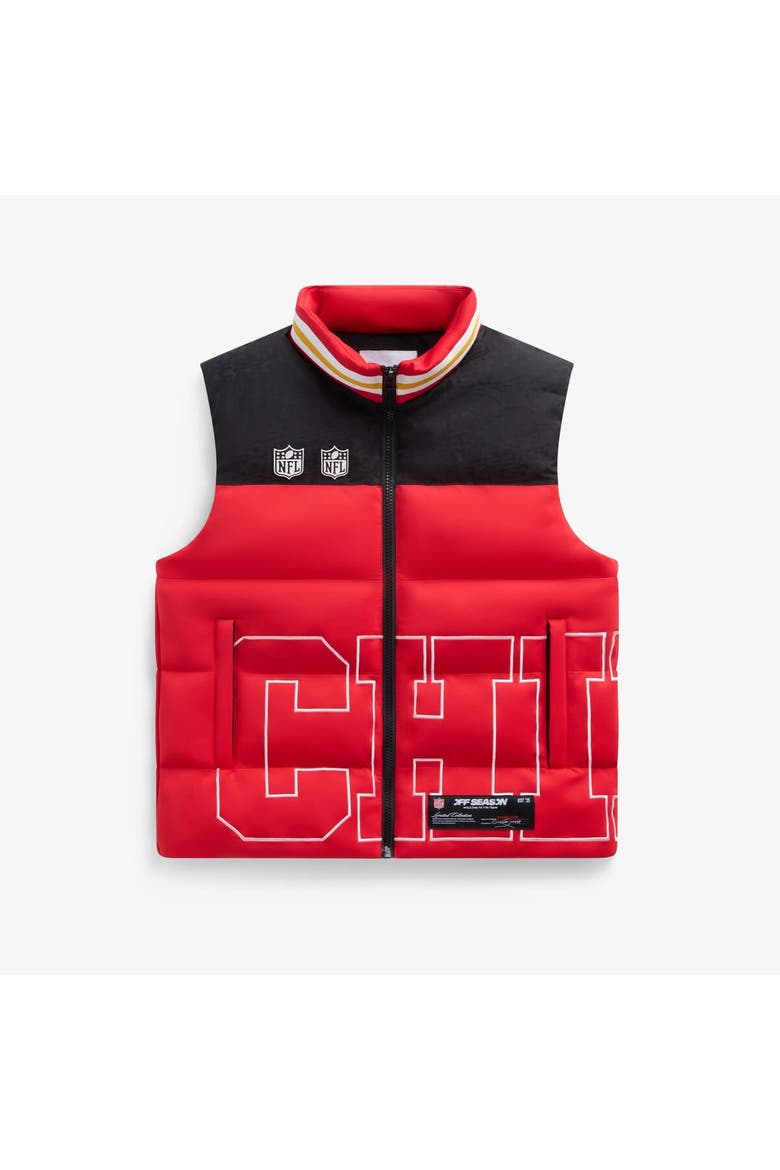 Unisex  Red Kansas City Chiefs Team Puffer Vest, Main, color, Red