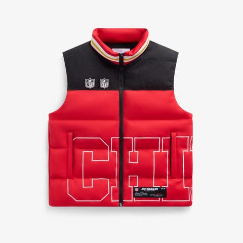 Unisex  Red Kansas City Chiefs Team Puffer Vest