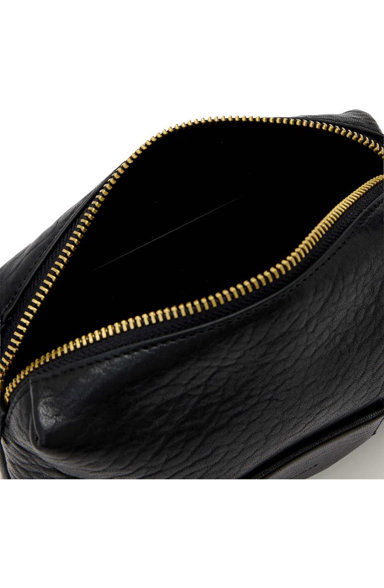 AllSaints Micro Ares Crossbody Bag, Alternate, color, Black