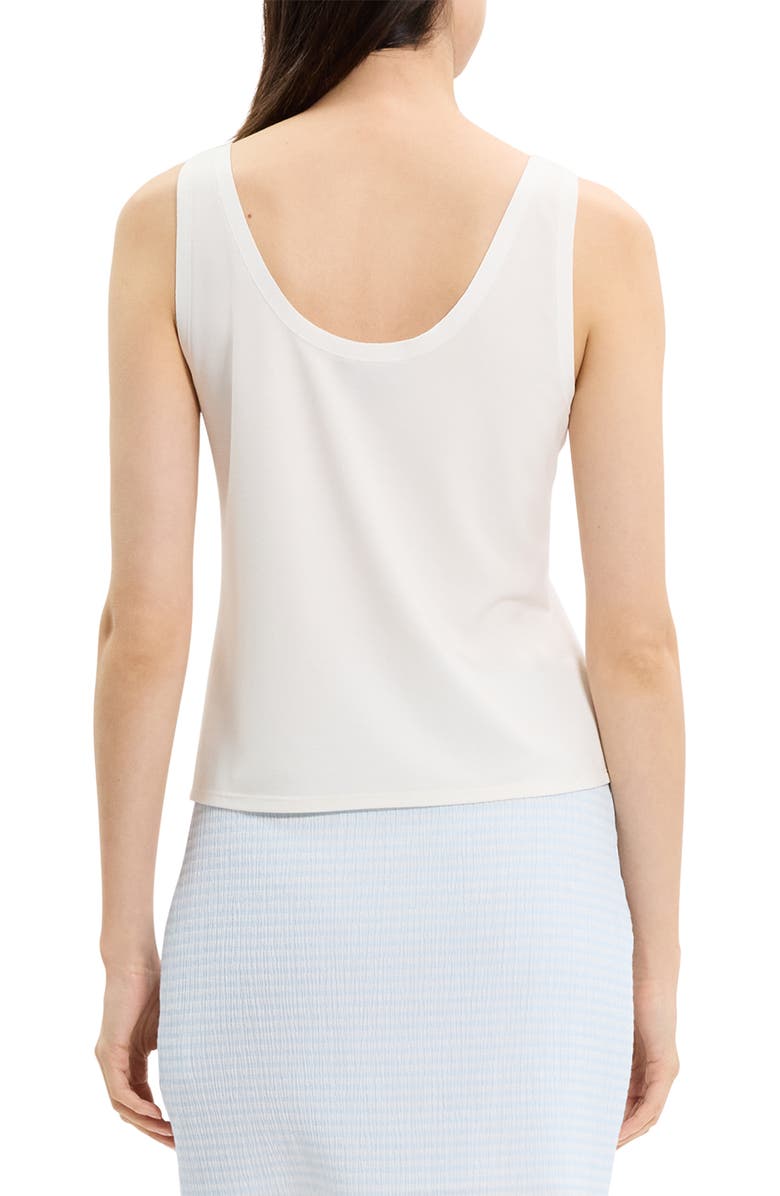 Theory Raw Trim Tank, Alternate, color, White