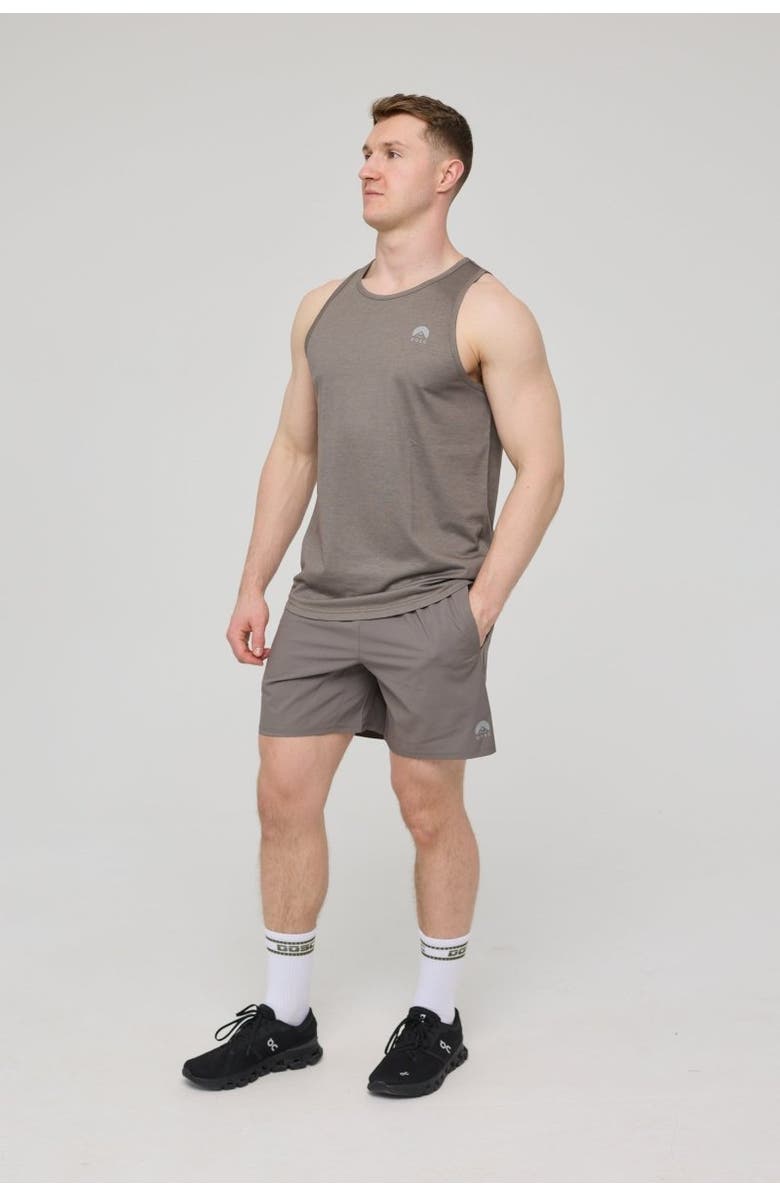 OOSC Elite Activewear Tank Khaki - Men's, Alternate, color, Khaki