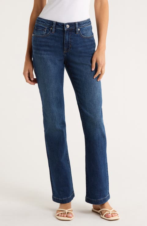 Mid Rise Flare Jeans