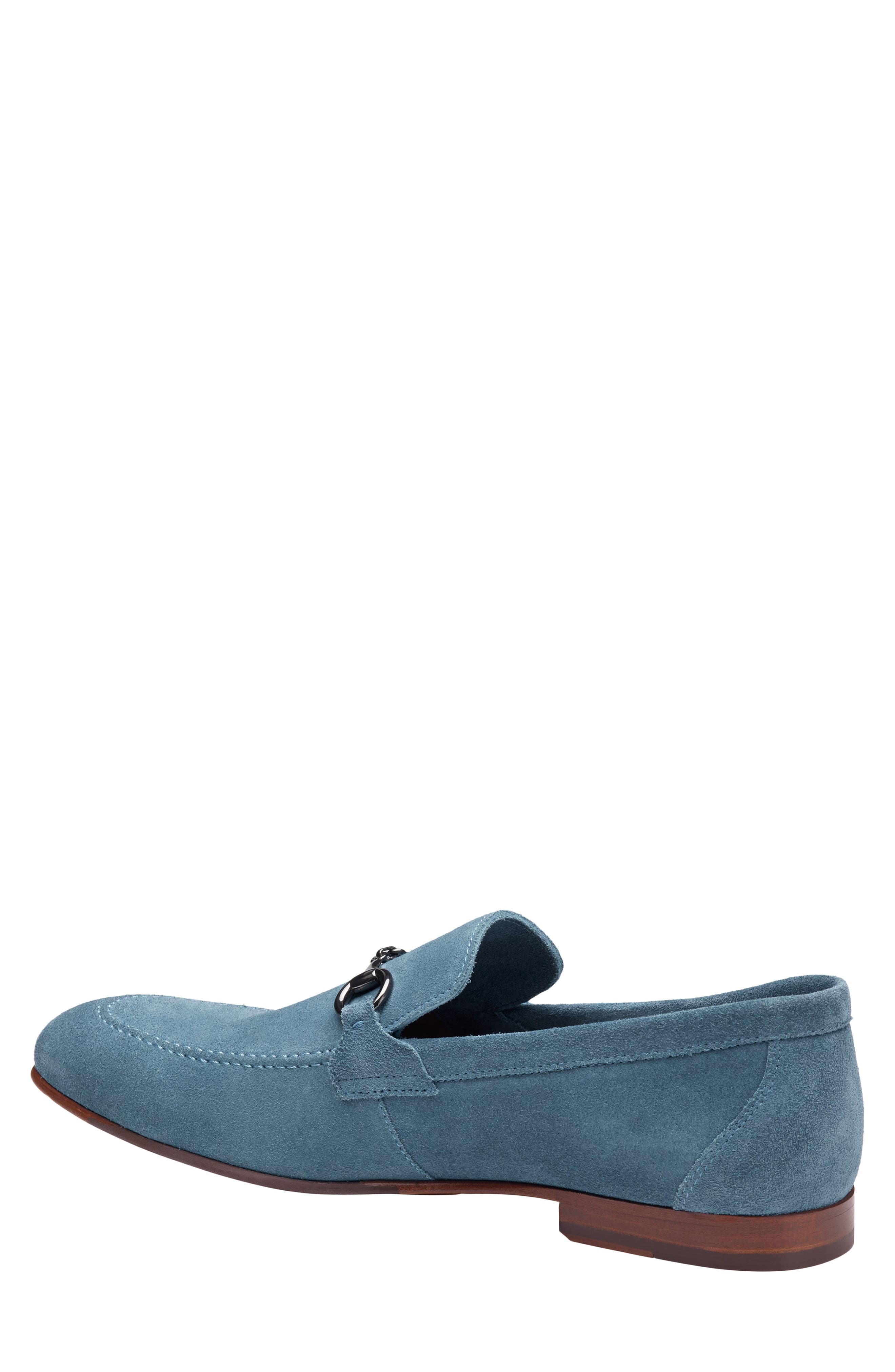 Higgins Bit Loafer, Alternate, color, DENIM SUEDE