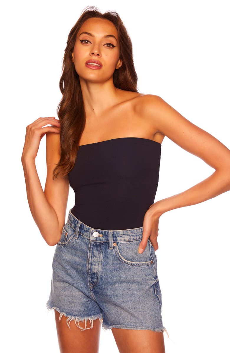 Susana Monaco Core Tube Top, Alternate, color, Midnight