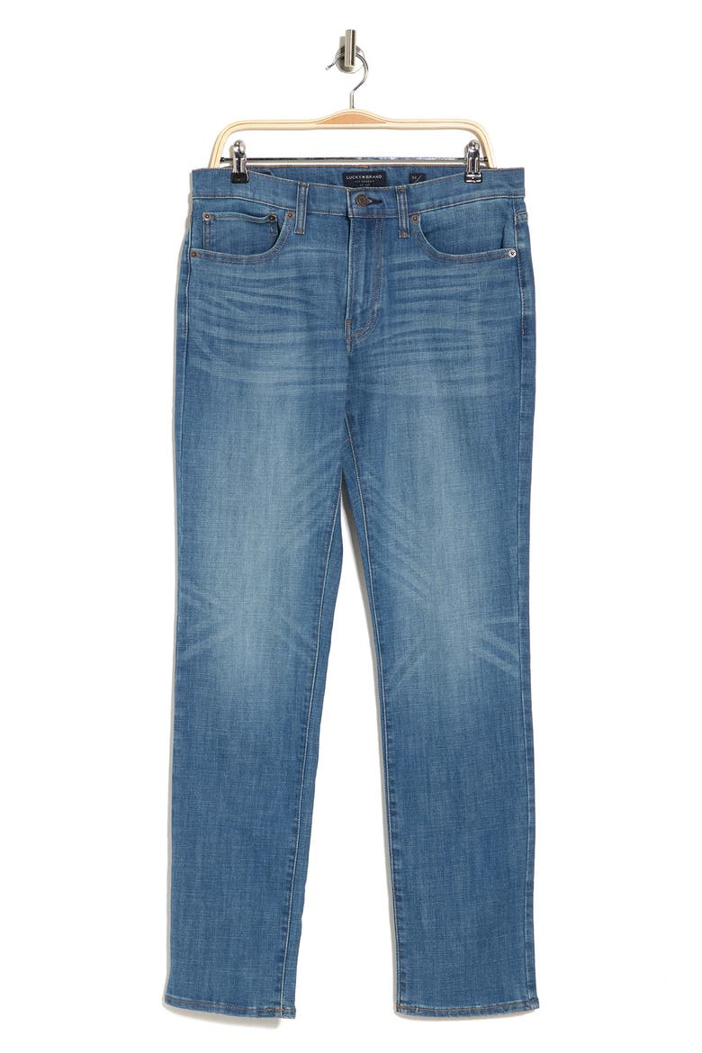 Slim Fit Straight Leg Jeans, Alternate, color, REELFOOT