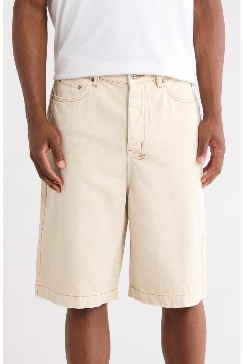 Maxx Denim Shorts, Main, color, IVORY