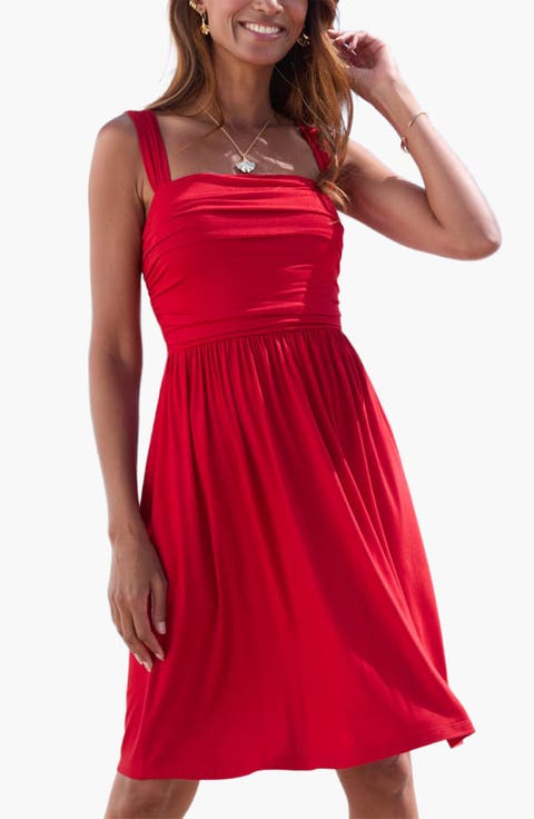 Sleeveless Built In Bra Dress