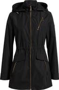 Michael Kors Zip Front Jacket with Removable Hood