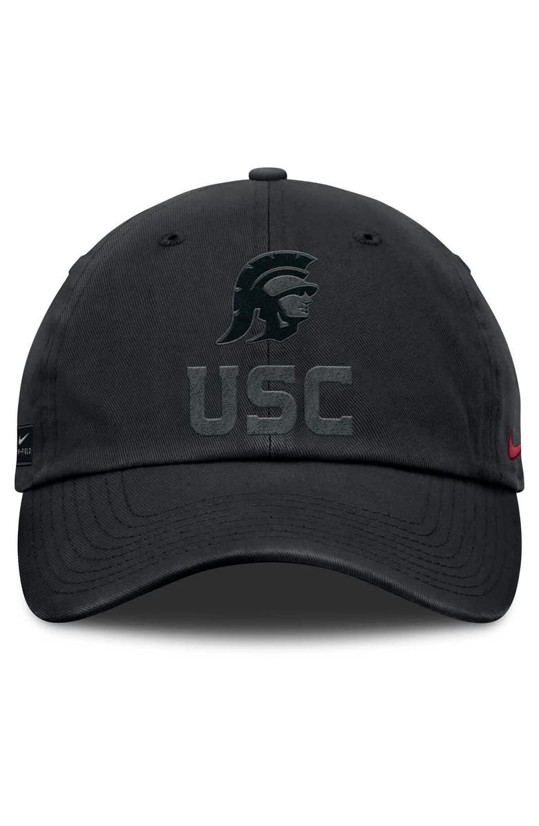 Nike Men's Nike Black USC Trojans 2025 Sideline Club Adjustable Hat, Alternate, color, 