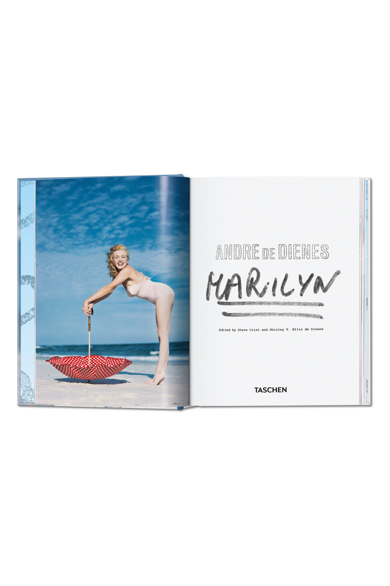 André de Dienes Marilyn Monroe 45th ed Book, Alternate, color, Blue