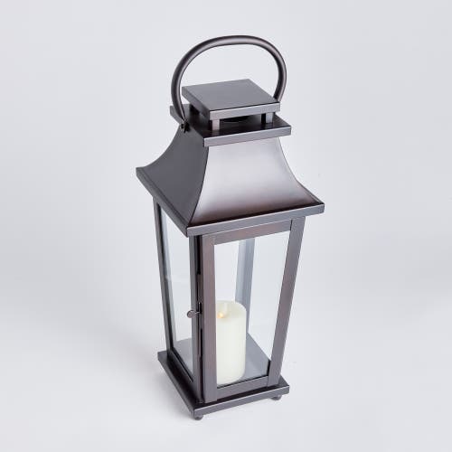 Napa Home & Garden Maurice Outdoor Lantern Candle Holder Small In Black