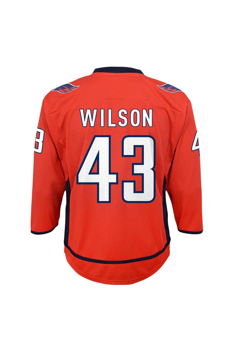 Youth Tom Wilson Red Washington Capitals Home Replica Player Jersey, Alternate, color, Red