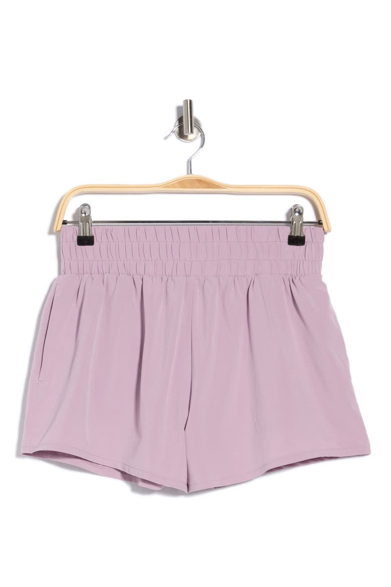 Interval High Waist Flowy Shorts, Alternate, color, PURPLE FOG
