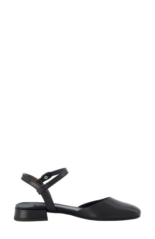 Paul Green Bianca Ankle Strap Pump In Black Softnappa